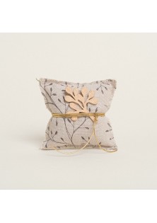 Beauty Home ΜΑΞΙΛΑΡΑΚΙ 10 x 10 cm ΚΛΑΔΙΑ ΜΠΕΖ ΦΟΝΤΟ