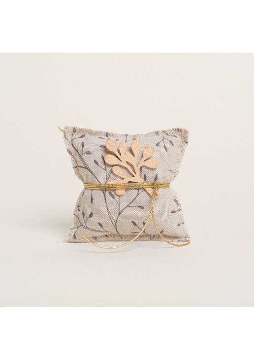Beauty Home ΜΑΞΙΛΑΡΑΚΙ 10 x 10 cm ΚΛΑΔΙΑ ΜΠΕΖ ΦΟΝΤΟ