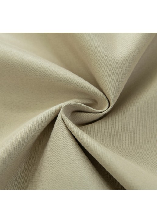 Beauty Home Κουρτίνα Full Blackout σκίασης με 8 κρίκους Soft Art 8391 Beige 140x270 Άμμου