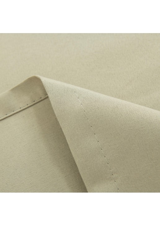 Beauty Home Κουρτίνα Full Blackout σκίασης με 8 κρίκους Soft Art 8391 Beige 140x270 Άμμου
