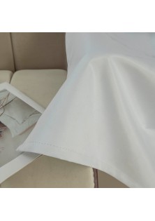 Beauty Home Κουρτίνα Full Blackout σκίασης με 8 κρίκους Soft Art 8391 Ice-Ecru 140x270 Πάγου