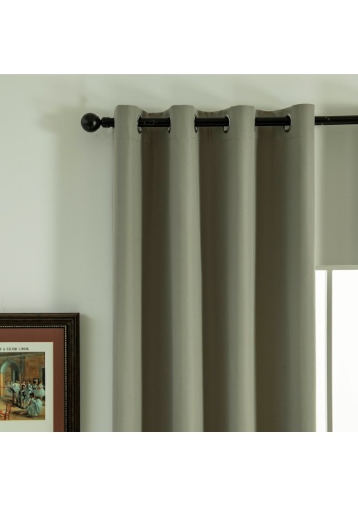 Beauty Home Κουρτίνα Full Blackout σκίασης με 8 κρίκους Soft Art 8391 Light Beige-C3 140x270 Μπεζ