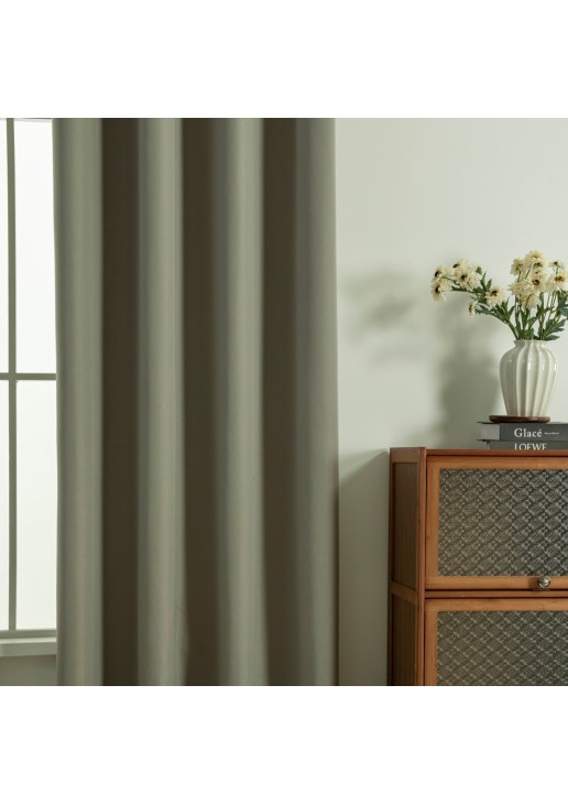 Beauty Home Κουρτίνα Full Blackout σκίασης με 8 κρίκους Soft Art 8391 Light Beige-C3 140x270 Μπεζ