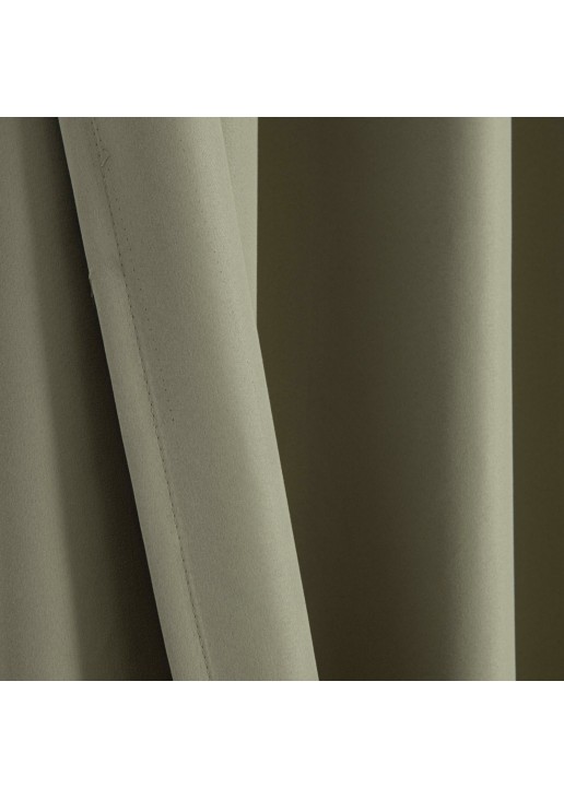 Beauty Home Κουρτίνα Full Blackout σκίασης με 8 κρίκους Soft Art 8391 Light Beige-C3 140x270 Μπεζ