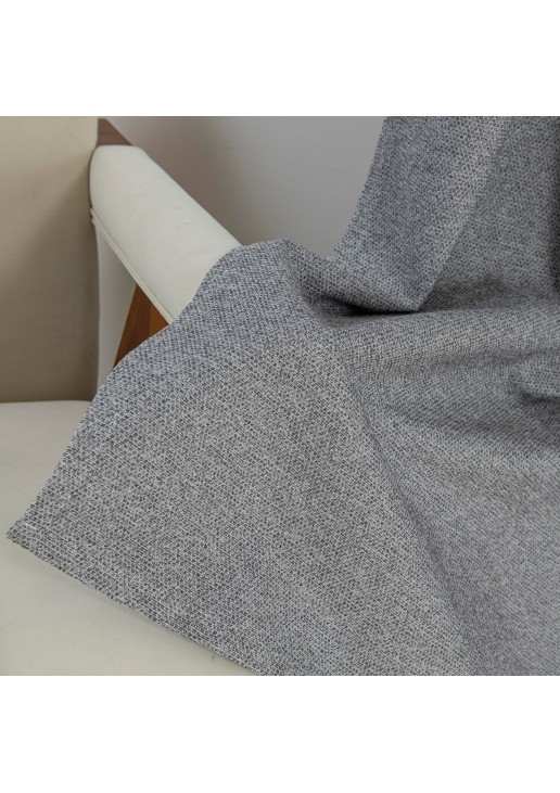 Beauty Home Κουρτίνα Full Blackout σκίασης με 8 κρίκους Elite Art 8392 Grey-Νο7 140x270 Σκούρο Γκρι
