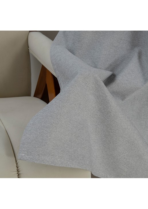 Beauty Home Κουρτίνα Full Blackout σκίασης με 8 κρίκους Elite Art 8392 Light Grey-Νο3 140x270 Ασημί