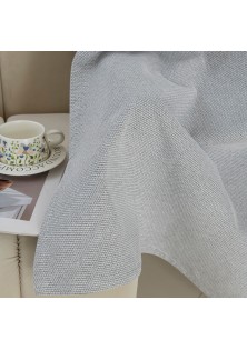 Beauty Home Κουρτίνα Full Blackout σκίασης με 8 κρίκους Elite Art 8392 Silver-Νο4 140x270 Γκρι