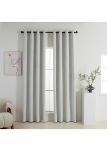Beauty Home Κουρτίνα Full Blackout σκίασης με 8 κρίκους Elite Art 8392 Ice-No1 140x270 Πάγου