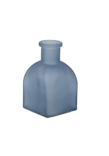 Beauty Home Γυάλινο Βάζο Lilou Μπλε 6 x 11 x 6 CM – 190ml