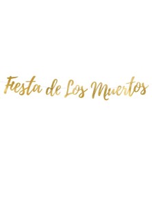 Beauty Home ΓΙΡΛΑΝΤΑ Fiesta de Los Muertos 22x160cm