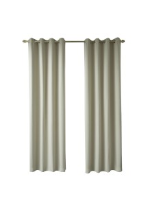 Beauty Home Κουρτίνα Blackout σκίασης με 8 κρίκους Ideal Art 8400 140x270 Μπεζ