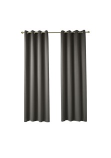 Beauty Home Κουρτίνα Blackout σκίασης με 8 κρίκους Ideal Art 8400 140x270 Καφέ