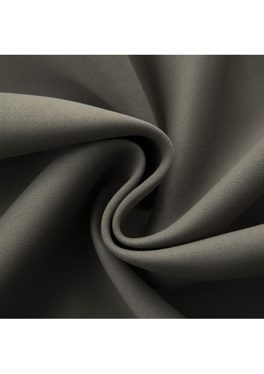 Beauty Home Κουρτίνα Blackout σκίασης με 8 κρίκους Ideal Art 8400 140x270 Καφέ