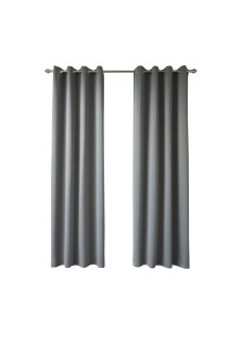 Beauty Home Κουρτίνα Blackout σκίασης με 8 κρίκους Art Ideal 8400 140x270 Ανθρακίτης