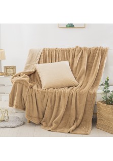 Ριχτάρι-κουβέρτα καναπέ Addictive Art 8404 140x180 Μπεζ Beauty Home