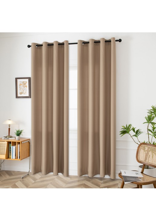 Beauty Home Ύφασμα κουρτίνας με το μέτρο μεσαίας σκίασης Effect Art 8443 Φ320 Μπεζ