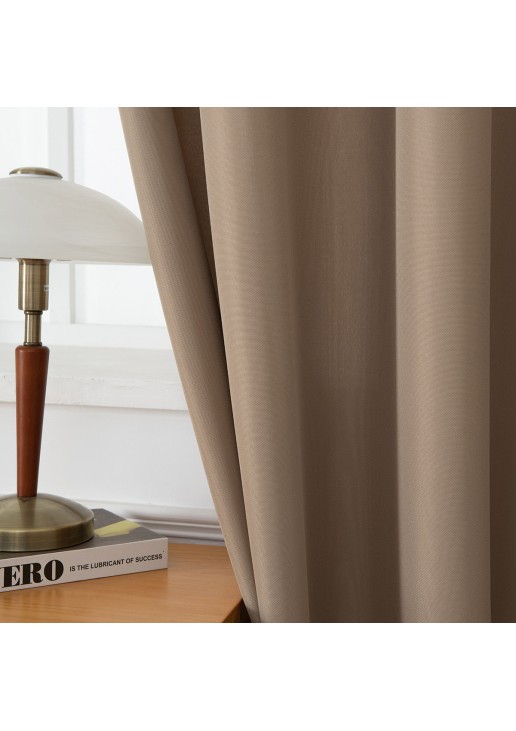 Beauty Home Ύφασμα κουρτίνας με το μέτρο μεσαίας σκίασης Effect Art 8443 Φ320 Μπεζ
