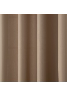 Beauty Home Κουρτίνα μεσαίας σκίασης με 8 μεταλλικούς κρίκους Effect Art 8443 140x270 Μπεζ
