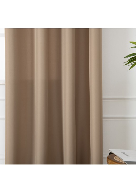 Beauty Home Ύφασμα κουρτίνας με το μέτρο μεσαίας σκίασης Effect Art 8443 Φ320 Μπεζ