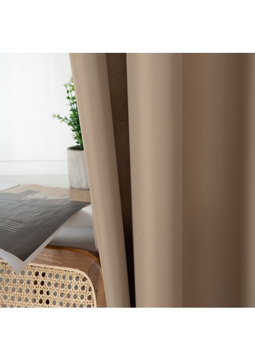 Beauty Home Ύφασμα κουρτίνας με το μέτρο μεσαίας σκίασης Effect Art 8443 Φ320 Μπεζ