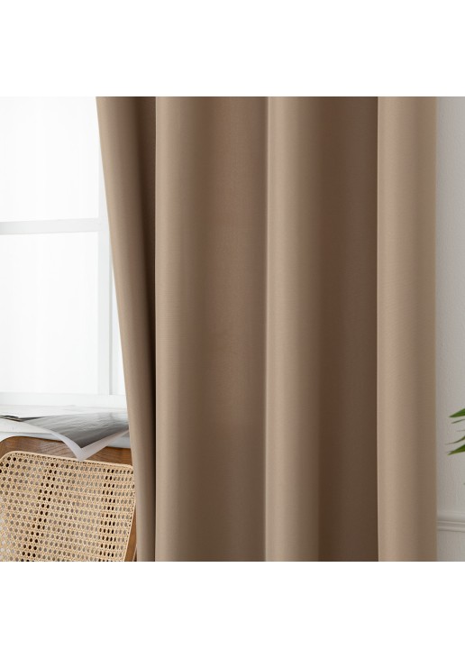 Beauty Home Ύφασμα κουρτίνας με το μέτρο μεσαίας σκίασης Effect Art 8443 Φ320 Μπεζ