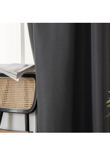 Beauty Home Ύφασμα κουρτίνας με το μέτρο Blackout jacquard σκίασης Glare Art 8444 Φ280 Ανθαρκί