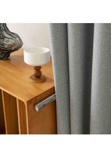 Beauty Home Ύφασμα κουρτίνας με το μέτρο Full Blackout σκίασης Total Art 8446 Φ280 Γκρι