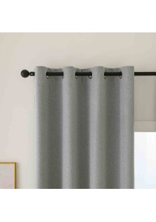 Beauty Home Ύφασμα κουρτίνας με το μέτρο Full Blackout σκίασης Total Art 8446 Φ280 Γκρι