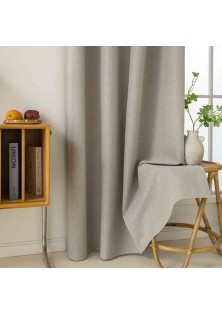Beauty Home Κουρτίνα Full Blackout σκίασης με 8 κρίκους Total Art 8446 140x270 Άμμου