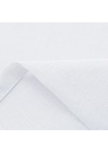 Beauty Home Κουρτίνα γάζα μονόχρωμη με 8 μεταλλικούς κρίκους Fit Art 8447 140x270 Λευκό