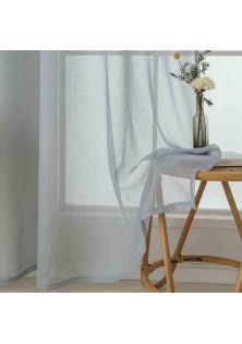 Beauty Home Ύφασμα κουρτίνας με το μέτρο γάζα Sharp Art 8448 Φ300 Γκρι
