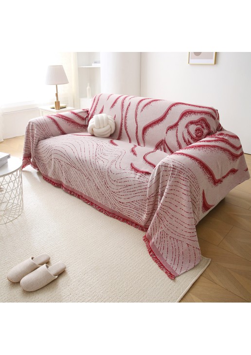 Beauty Home Ριχτάρια σετ 3τμχ Art 8611 (180x160 + 180x250 + 180x300) Κόκκινο