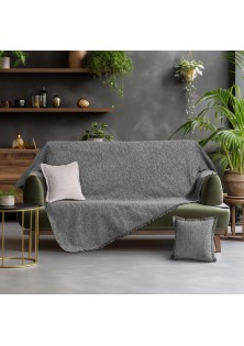 Beauty Home Ριχτάρι Διθέσιο Art 8622 180x250 Σκούρο Γκρι