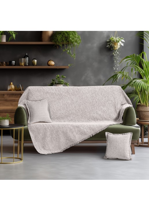 Beauty Home Μαξιλαροθήκη διακοσμητική Art 8624 45x45+3 Εκρού