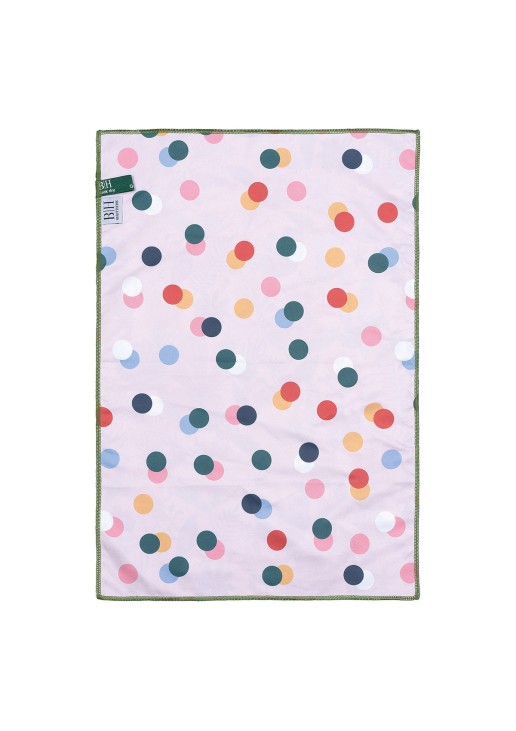 Beauty Home Πετσέτα κουζίνας διπλής όψης Microfiber Art 8662 40x60 Ροζ,Πράσινο
