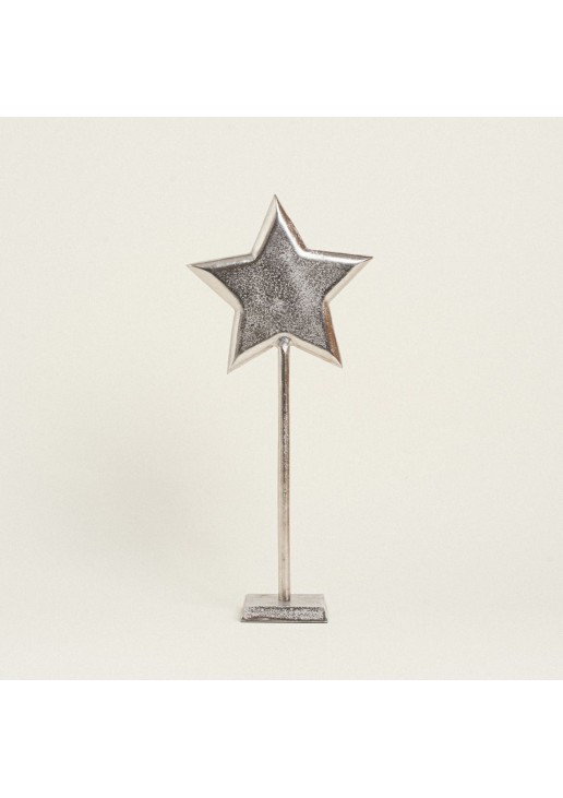 Beauty Home ΑΣΤΕΡΙ ΜΕΤΑΛΛΙΚΟ ΑΣΗΜΙ 55 cm