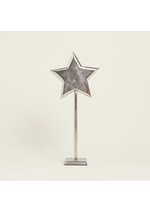 Beauty Home ΑΣΤΕΡΙ ΜΕΤΑΛΛΙΚΟ ΑΣΗΜΙ 55 cm