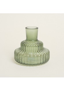 Beauty Home ΒΑΖΟ ΜΕ ΕΠΙΠΕΔΑ 15 x 14 cm Πράσινο