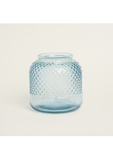 Beauty Home ΒΑΖΟ ΑΝΑΓΛΥΦΟ 19 x 19 cm Γαλάζιο