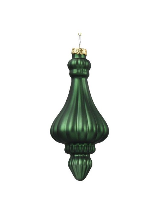 Beauty Home ΓΥΑΛΙΝΟ ΣΤΟΛΙΔΙ 6 x 13 CM ΜΑΤ ΠΡΑΣΙΝΟ