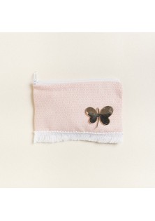 Beauty Home ΠΟΡΤΟΦΟΛΑΚΙ 9 x 16 cm ΚΕΝΤΗΜΑ ΡΟΜΒΟΣ ΡΟΖ