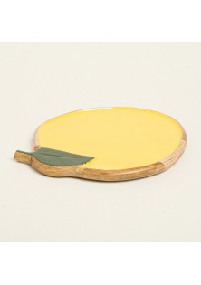 Beauty Home ΠΙΑΤΕΛΑ ΞΥΛΙΝΗ ΜΕ ΣΜΑΛΤΟ ΛΕΜΟΝΙ 27 x 34 cm