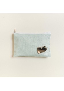 Beauty Home ΠΟΡΤΟΦΟΛΑΚΙ 9 x 16 cm ΒΕΡΑΜΑΝ ΧΡΥΣΟ LUREX