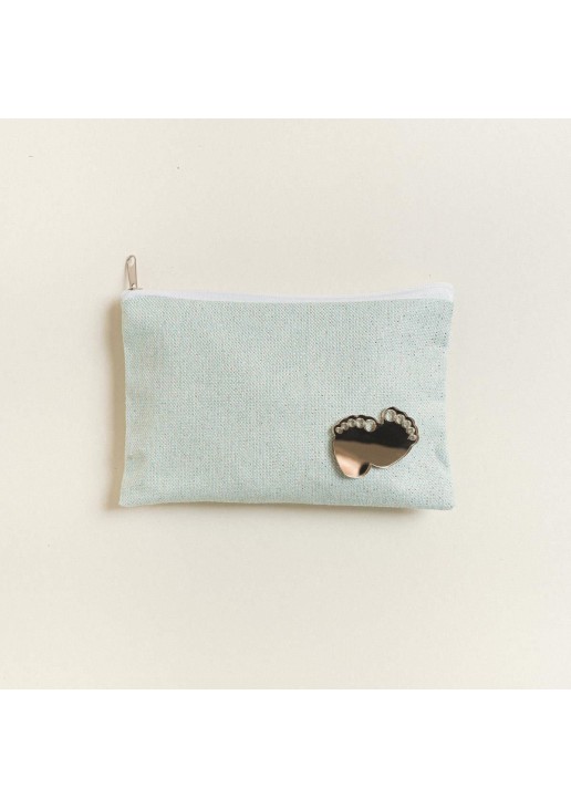 Beauty Home ΠΟΡΤΟΦΟΛΑΚΙ 9 x 16 cm ΒΕΡΑΜΑΝ ΧΡΥΣΟ LUREX