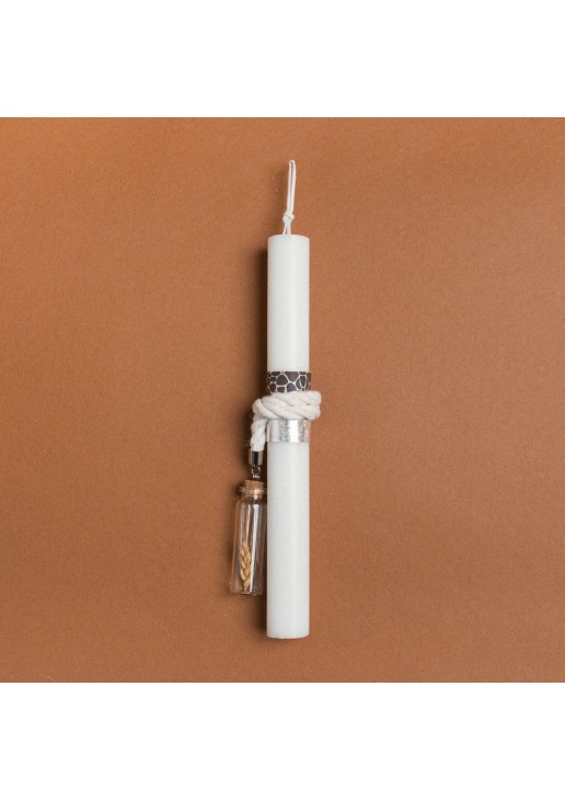 Beauty Home ΛΑΜΠΑΔΑ 25cm ΓΥΑΛΙΝΟ ΜΠΟΥΚΑΛΑΚΙ ΜΕ ΑΠΟΞΗΡΑΜΕΝΟ ΕΚΡΟΥ ΣΕ ΣΥΣΚΕΥΑΣΙΑ ΔΩΡΟΥ