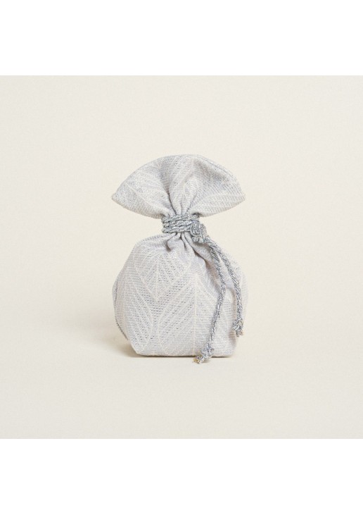 Beauty Home ΠΟΥΓΚΙ ΜΕ ΒΑΣΗ 8 x 12 cm ΖΑΚΑΡ ΦΥΛΛΟ ΡΕΤΡΟ LUREX ΑΣΗΜΙ