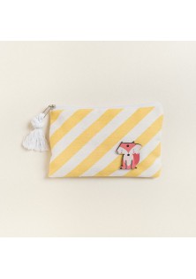 Beauty Home ΠΟΡΤΟΦΟΛΑΚΙ 9 x 16 cm ΔΙΑΓΩΝΙΑ ΡΙΓΑ ΚΙΤΡΙΝΗ