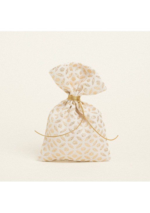 Beauty Home ΠΟΥΓΚΙ 12 x 17 cm ΖΑΚΑΡ ΕΚΡΟΥ- ΧΡΥΣΟ