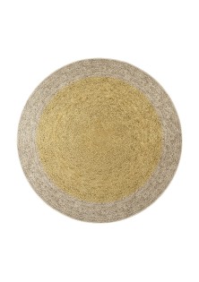 Beauty Home Ροτόντα 90x90 Jute Art 9131 Μπεζ,Κίτρινο