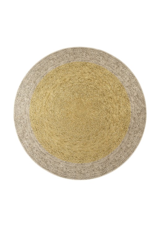 Beauty Home Ροτόντα 90x90 Jute Art 9131 Μπεζ,Κίτρινο